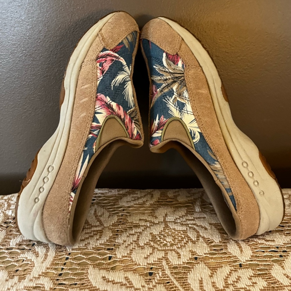 Easy Spirit Womens Slip-On Sneakers EST TravelTime 240 Tropical Hawaiian Print - Picture 11 of 15